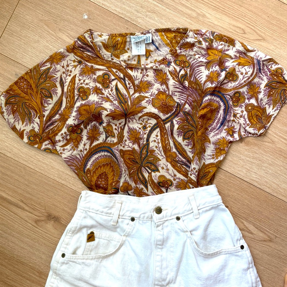 Vintage linen top